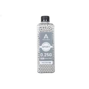 Страйкбольные шарики Arcturus RS SPORT Match Grade 0.25g BBs 3000 pcs bottle White