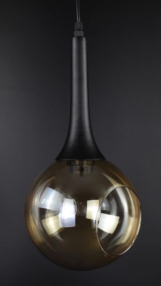 Люстра підвісна LOFT на 1 лампочку 27069 Чорний 40-110х17х17 см. | Зображення 1