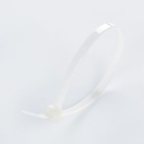 Кабельна стяжка багаторазова 5*200 мм біла (пач 100 шт.) APRO STM-W52001