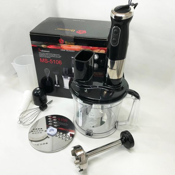 Блендер кухонний занурювальний для кухні Domotec, Блендер для приготування крем-соусів XA-62 | Зображення 7