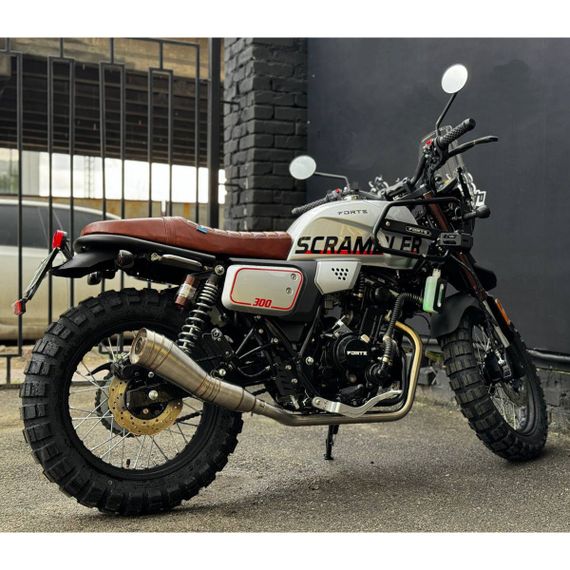 Мотоцикл Scrambler FT300-F6P Forte Серый | Зображення 4