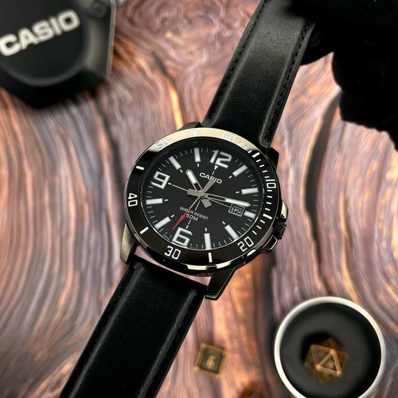 Чоловічий годинник Casio MTP-VD01BL-1B | Зображення 3