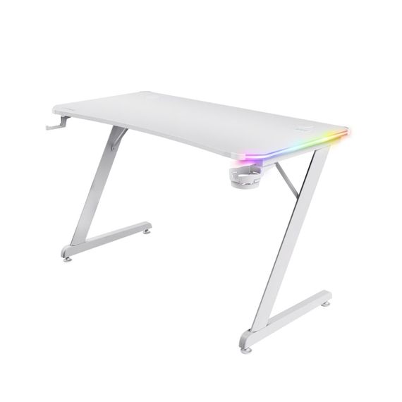 Стіл Trust GXT 709W LUMINUS, (120х74см), RGB, білий (25328_TRUST) | Зображення 8