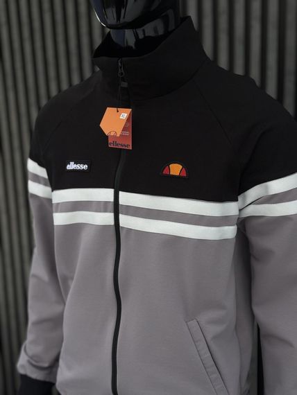 Кофта Ellesse сіра з чорним | Зображення 3