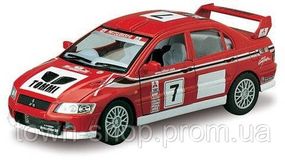 Коллекционная машинка MITSUBISHI LANCER EVOLUTION VII WRC KT5048W(Red) инерционная