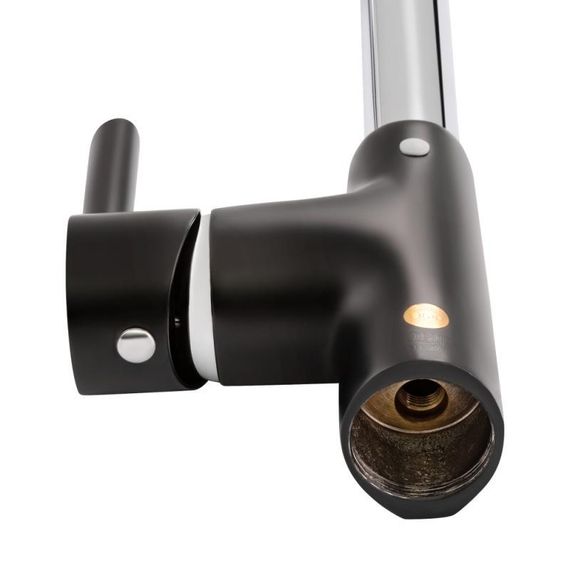 Смеситель для кухни Qtap Grand QTGRABCR007F Chrome/Black | Зображення 2