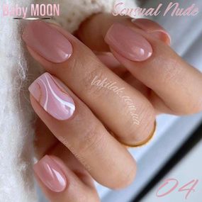 Гель-лак BABY MOON Sensual Nude №04 вінтажний рожевий світлий, 6 мл