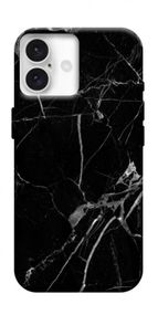 Чохол з картинкою Чорний мармур для Apple iPhone 16 (6.1")