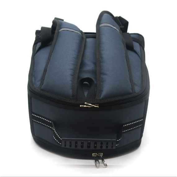 Рюкзак для переноски котов и собак Zoo-hunt Лоренс серый №1 21х32х35 см | Зображення 2