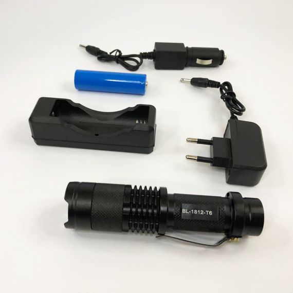 Фонарик тактический ручной Police BL-1812-T6 | Карманный фонарь с usb зарядкой | ND-921 Фонарик bl | Зображення 8