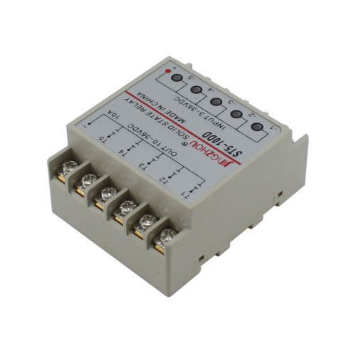 5-канальное твердотельное реле SSR ST5-10DD 10А DC-DC | Зображення 1