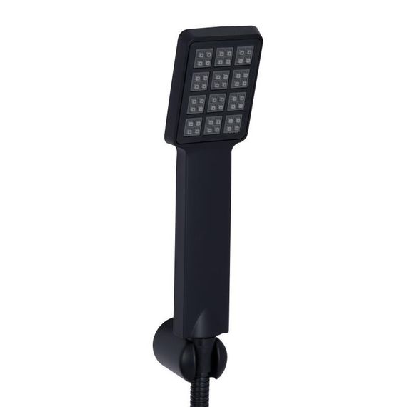 Змішувач для ванни Lidz Wawel 006 (з душовим гарнітуром) (k35) LDWAW006BLA45393 Black | Зображення 3