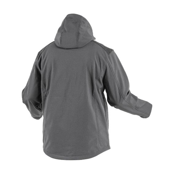 Куртка Hoegert INN HT5K254-XL з капюшоном SoftShell 94% поліестер, 6% еластан графіт, XL (54) | Зображення 1