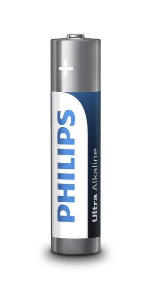 Philips Батарейка Ultra Alkaline лужна AAA блістер, 2 шт (LR03E2B/10) | Зображення 1