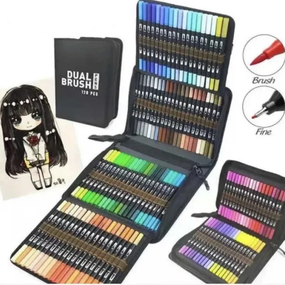 Акварельні маркери двосторонні 60шт Finecolour Sketch (23457055201_389)