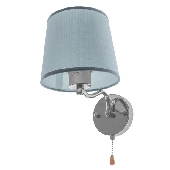 Бра настенное накладное классическое с абажуром BKL-650W/1 E27 CH