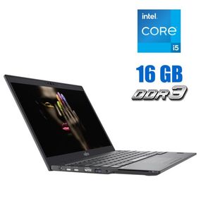 Ультрабук Fujitsu LifeBook U9310X / 13.3" (1920x1080) IPS Touch / Intel Core i5-10210U (4 (8) ядра по 1.6 - 4.2 GHz) / 16 GB DDR3 / 512 GB SSD / Intel UHD Graphics / WebCam б/в