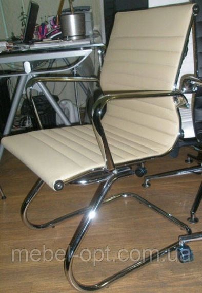 Офісне крісло Алабама Х білий, дизайн Ribbed EA від Charles and Ray Eames | Зображення 2