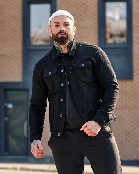 Куртка джинсова чёрный S | Зображення 1