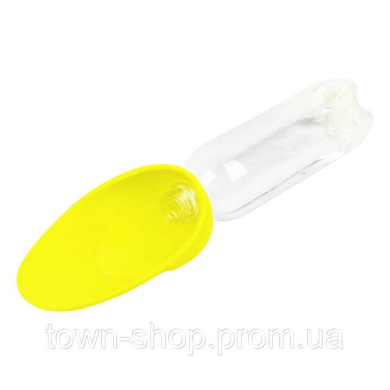 Поилка-насадка на бутылку WAUDOG Silicone, 165х90 мм желтый | Зображення 4