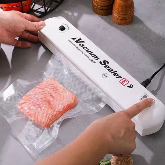 Вакуумний пакувальник VACUUM SEALER LP-11 (S+) нова модель дві кнопки. Колір: білий | Зображення 1