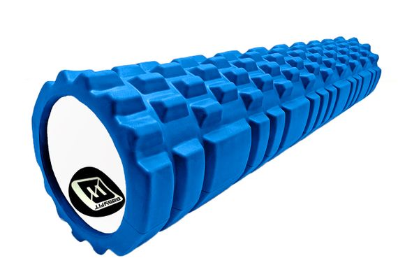 Масажний ролер EasyFit Grid Roller 60 см v.3.1 синій (EF-2037-BL)