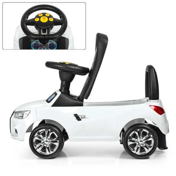 Каталка-толокар Bambi M 3147A-1 Белый музыкальный | Зображення 3