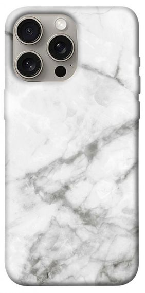 Чохол з картинкою Білий мармур 3 для Apple iPhone 15 Pro Max (6.7")