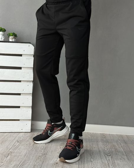 Демісезонний спортивний костюм Nike худі хакі + чорні штани (двонитка) RD098/RD103 | Зображення 3
