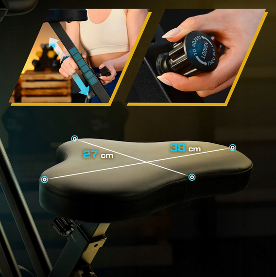 Велотренажер Trex Sport TX-340XB BRIZ магнітний сірий | Зображення 4