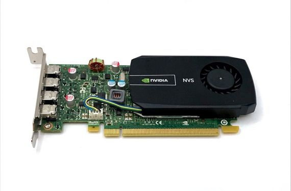 Дискретная видеокарта nVidia NVS 510, 2 GB DDR3, 128-bit / 4x miniDP / SFF б/у | Зображення 1