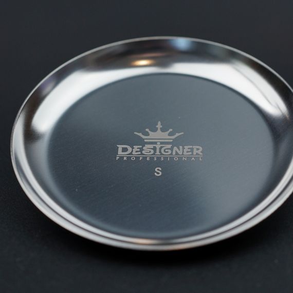 Лоток круглый для фрез Designer (диаметр 10cм) цвет серебро | Зображення 2