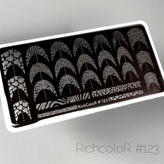 Пластина 123 для стемпінгу RichColor (12х6см)