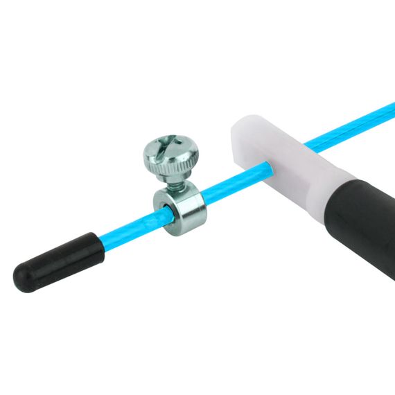 Скакалка швидкісна PowerPlay 4202 Ultra Speed Rope Бірюзова (2,9m.) | Зображення 3