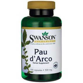 По д'арко Swanson Pau d'Arco 500mg 100 caps