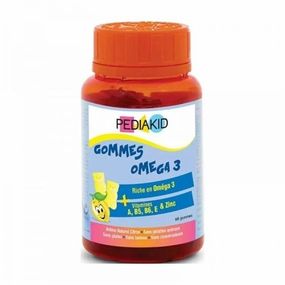 Омега 3 Pediakid Gommes Omega 3 60 Chewable Tabs Lemon