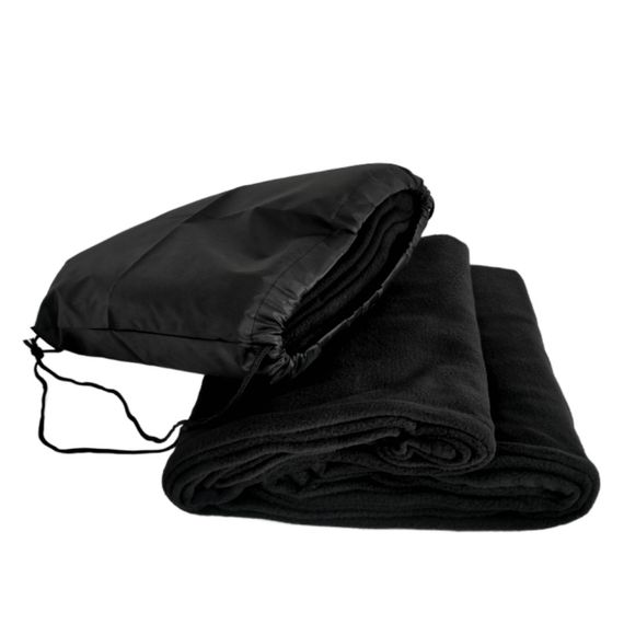 Туристический плед Tactico 145*200 черный - одеяло для кемпинга и туризма в чехле | Зображення 3