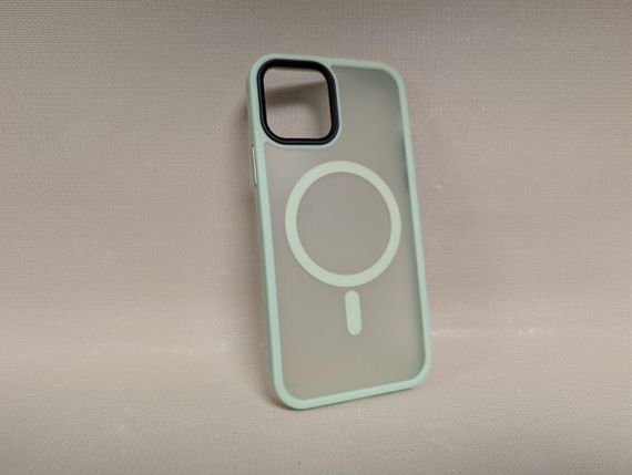 Чохол для iPhone 12/ 12 Pro / Айфон 12/ 12 Pro Wave, TPU, матовий, напівпрозорий, салатовий