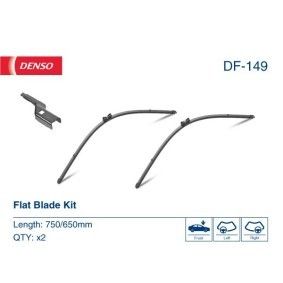 Комплект склоочисників DENSO DF-149 Flat Blade Kit 750/650 мм