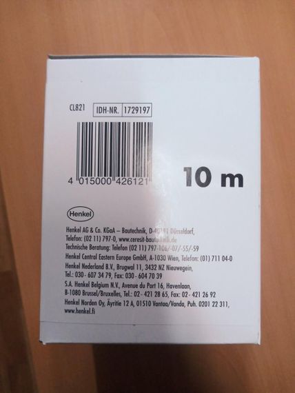 Химически стойкая гидроизолирующая лента Ceresit CL 82 Ultratape 10 м | Зображення 3