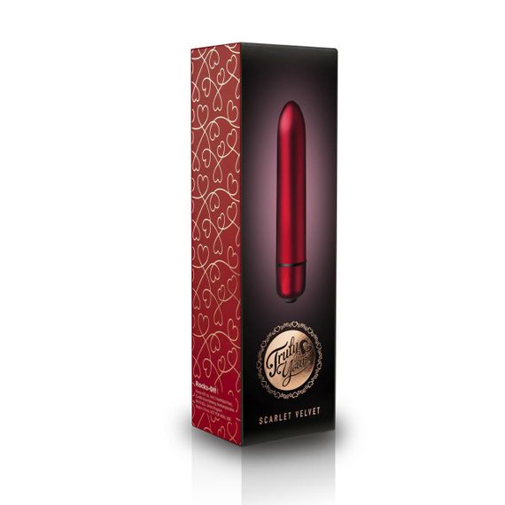 Віброкуля Rocks Off RO-90mm 10 Speed Scarlet Velvet матова Sex Aura | Зображення 4
