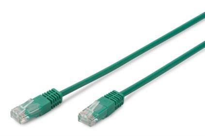 Digitus CAT 5e UTP, 2м, AWG 26/7, PVC, зелений (DK-1511-020/G)