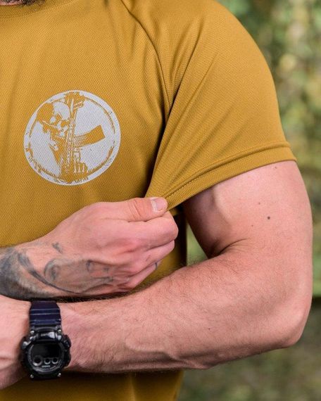 Тактична потоотводна футболка Sunset кайот ПП7685 | Зображення 4