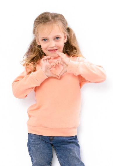 Джемпер для дівчинки Носи своє 128 Помаранчевий (p-4550-132987) | Зображення 1