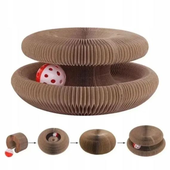 Дряпалка Magic Organ іграшка картон 24х24х10см | Зображення 1