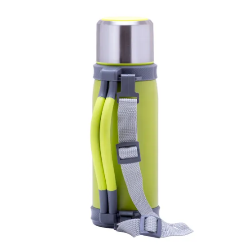 Термос 1200мл з нерж.сталі (блакитний, фіолет., Оранж., Салат.) KAMILLE | Зображення 6