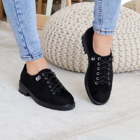 Броги женские Fashion Neat 3115 37 размер 24 см Черный