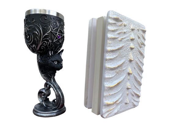 Подарунковий набір Келих 3D Кіт і Блокнот 3D «Око Крижаного Хранителя» | Зображення 1