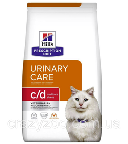 Сухий корм для котів Hill's Prescription Diet c/d Urinary Care Stress Chicken з куркою 400 г