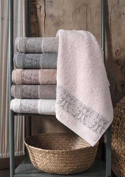 Рушники Pupilla Swan 70х140см Пеньє набір 6шт